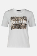 Betty Barclay - T-shirt Leo Print - Hvid