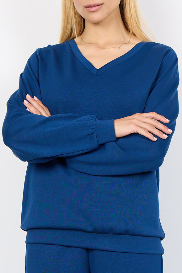 SoyaConcept - SC-Banu 194 - Bluse Sweatkvalitet - Kobolt