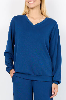 SoyaConcept - SC-Banu 194 - Bluse Sweatkvalitet - Kobolt