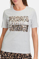 Betty Barclay - T-shirt Leo Print - Hvid