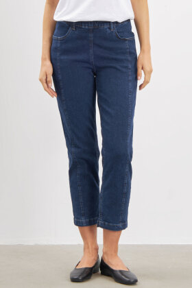 Laurie - Piper Pure Regular - Cropped - Dark Denim