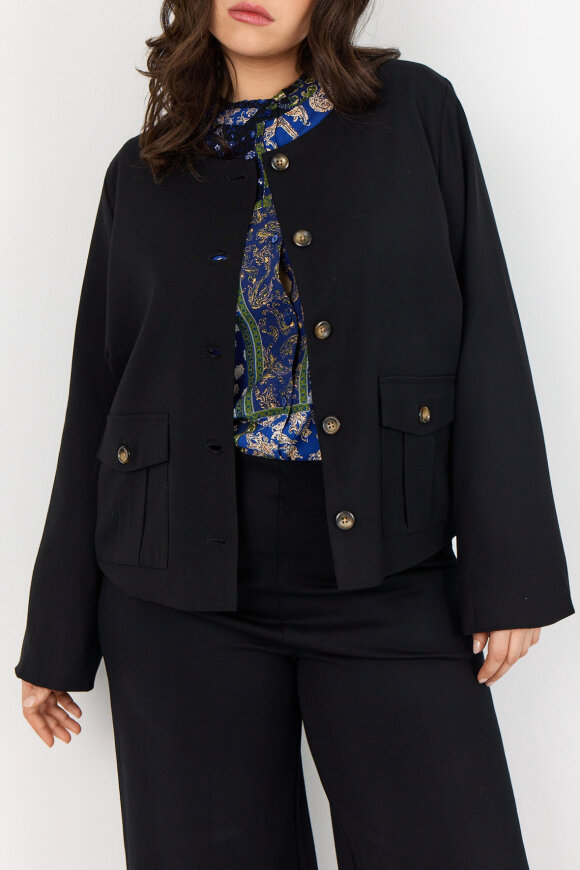 Wasabiconcept - WA-Nevi 2 Jacket - Let Jakke - Sort