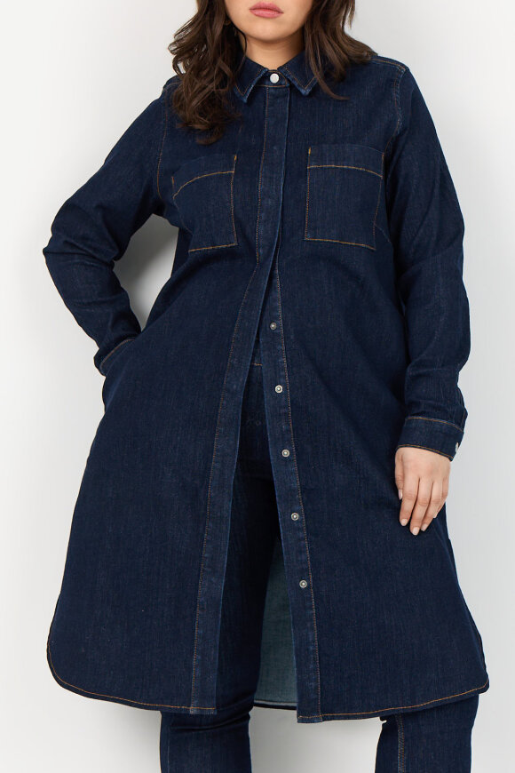Wasabiconcept - WA-Jenifer 10 - Tunika Kjole - Mørk Denim