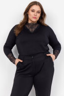 Wasabiconcept - WA-Stella 8 - Langærmet Blonde Turtleneck - Sort