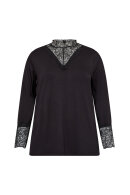 Wasabiconcept - WA-Stella 8 - Langærmet Blonde Turtleneck - Sort