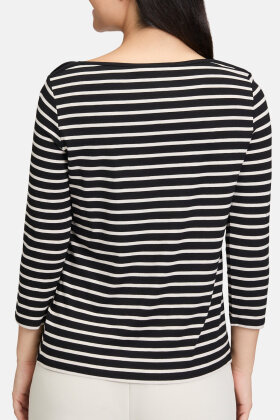 Betty Barclay - T-shirt Stribet Sort 