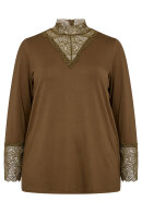 Wasabiconcept - WA-Stella 8 - Langærmet Blonde Turtleneck - Oliven