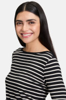 Betty Barclay - T-shirt Stribet Sort 