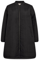 Wasabiconcept - WA-Lesley 2 - Lang Quilt Jakke - Sort
