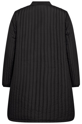 Wasabiconcept - WA-Lesley 2 - Lang Quilt Jakke - Sort