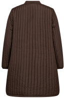 Wasabiconcept - WA-Lesley 2 - Lang Quilt Jakke - Brun