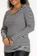 Sandgaard - Ribstrikket Top - Sort