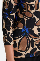 Betty Barclay - T-shirt Blomstret Print - Sort Blå
