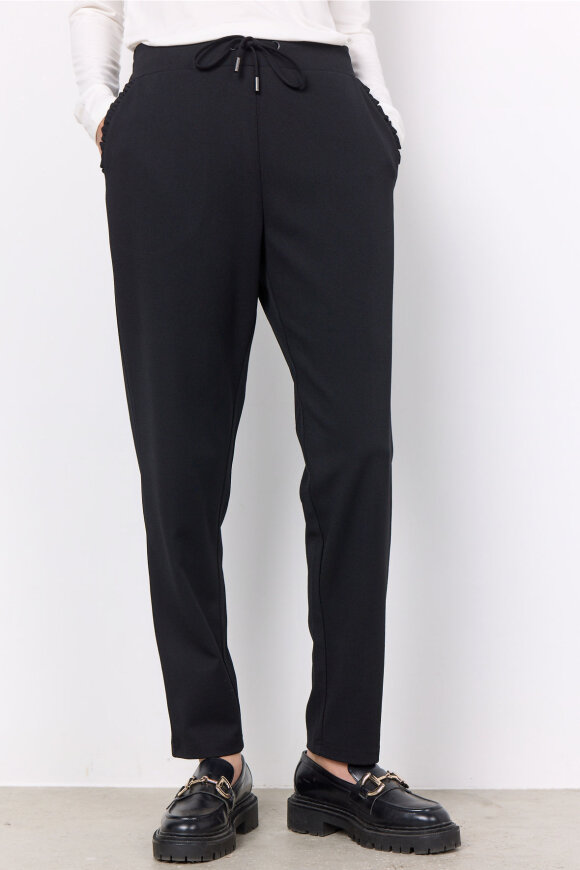 SoyaConcept - SC-Siham 1 Pants - Pænere Joggingbuks - Sorte