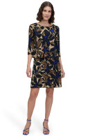 Betty Barclay - Kjole Blomstret Print - Sort Blå