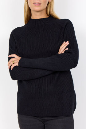 SoyaConcept - SC-Kanita 4 - Raglan Turtleneck Pullover - Sort