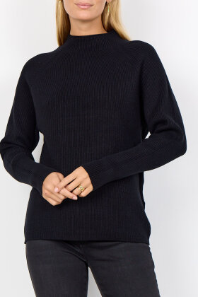 SoyaConcept - SC-Kanita 4 - Raglan Turtleneck Pullover - Sort