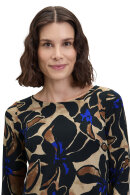 Betty Barclay - Kjole Blomstret Print - Sort Blå