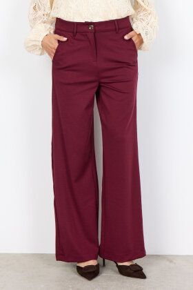 SoyaConcept - SC-Daniela 9 Pants - Blazer Bukser - Mørk Rød SoyaConcept - SC-Daniela 9 Pants - Blazer Bukser - Mørk Rød