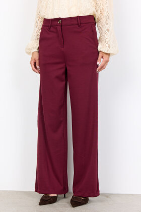 SoyaConcept - SC-Daniela 9 Pants - Blazer Bukser - Mørk Rød
