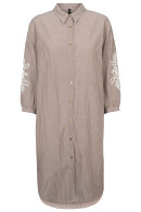 Prepair - Celia Dress - Nålestribet Kjole - Sand