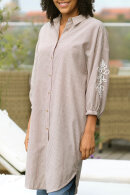 Prepair - Celia Dress - Nålestribet Kjole - Sand