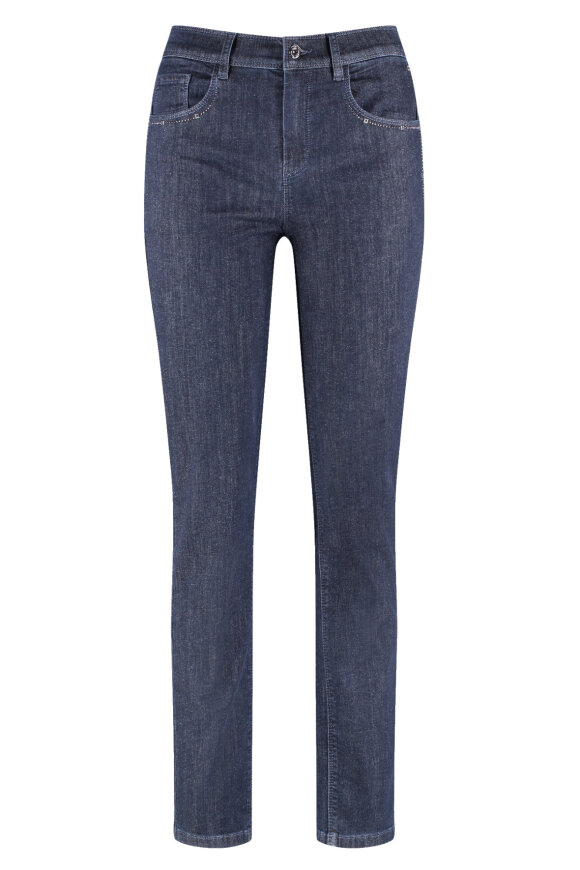 Gerry Weber - Kia:Ra Relaxed Fit Mid-Waist Jeans - Dark Blue