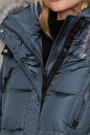 Junge - Mary Down Jacket - Dunjakke m Pels - Storm