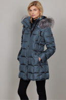 Junge - Mary Down Jacket - Dunjakke m Pels - Storm