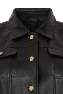 No.1 by OX - Kort Jeans Skindjakke - Sort