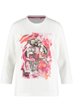 Gerry Weber - T-shirt Flower Power - Off White