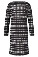 Gerry Weber - Strik Kjole - Mønstret - Sort