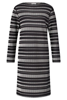 Gerry Weber - Strik Kjole - Mønstret - Sort