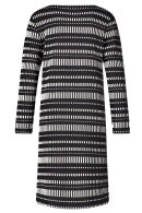 Gerry Weber - Strik Kjole - Mønstret - Sort