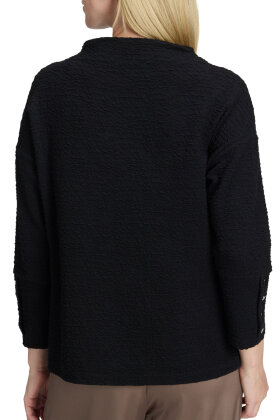 Betty Barclay - Bluse - Mønstret Krinklet - Sort
