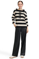 Betty Barclay - Sweatshirt - Blokstriber - Sort