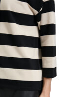 Betty Barclay - Sweatshirt - Blokstriber - Sort