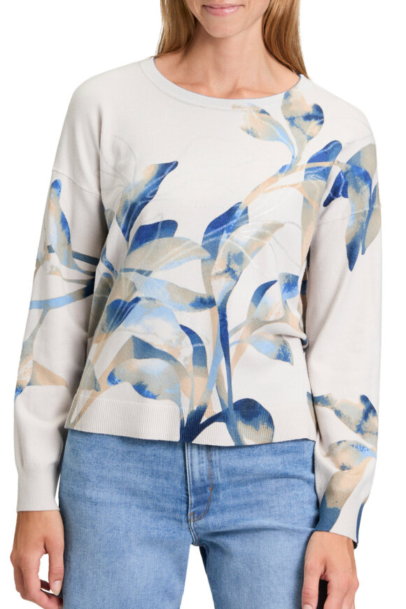 Betty Barclay - Pullover - Flower - Grå