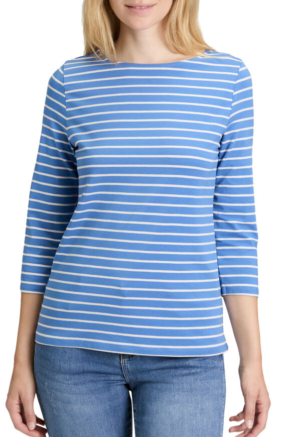 Betty Barclay - T-shirt Stribet - Blå