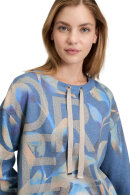 Betty Barclay - Strikbluse - Mønstret - Lyseblå