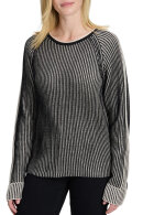 Betty Barclay - Pullover - Raglan Stribet - Sort