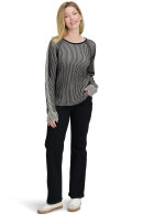 Betty Barclay - Pullover - Raglan Stribet - Sort