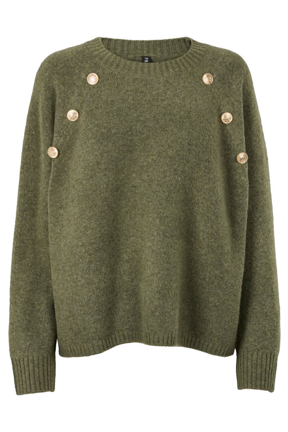 Prepair - Christa Strikket Pullover - Grøn