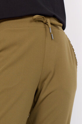 SoyaConcept - SC-Siham 2 - Elegant Jersey Buks - Olive