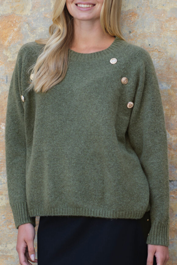 Prepair - Christa Strikket Pullover - Grøn