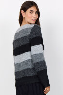 SoyaConcept - SC-Ilene 1 - Stribet Pullover - Sort