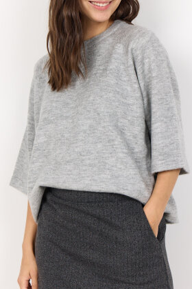 SoyaConcept - SC-Orlean 1 - Vamset Raglan Strik - Grå