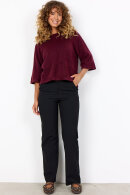 SoyaConcept - SC-Orlean 1 - Vamset Raglan Strik - Mørkerød