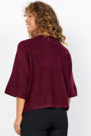 SoyaConcept - SC-Orlean 1 - Vamset Raglan Strik - Mørkerød