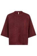 SoyaConcept - SC-Orlean 1 - Vamset Raglan Strik - Mørkerød